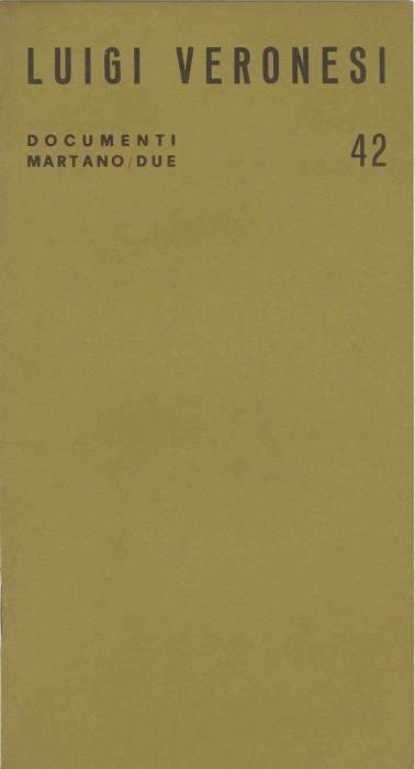 Luigi Veronesi - Luigi Veronesi - copertina