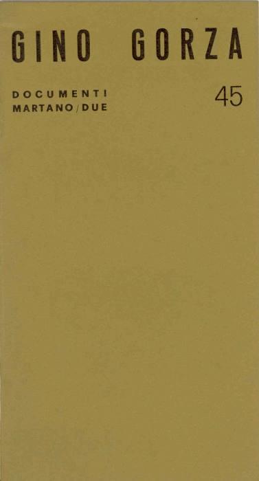 Gino Gorza - Gino Gorza - copertina