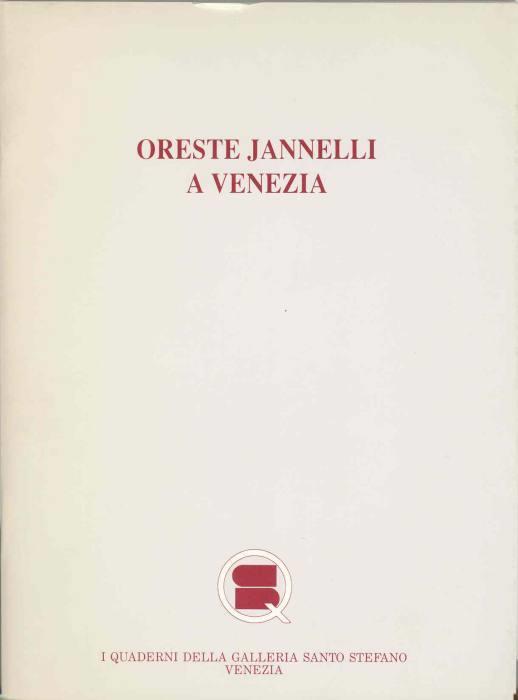 Oreste Jannelli a Venezia - Oreste Jannelli - copertina