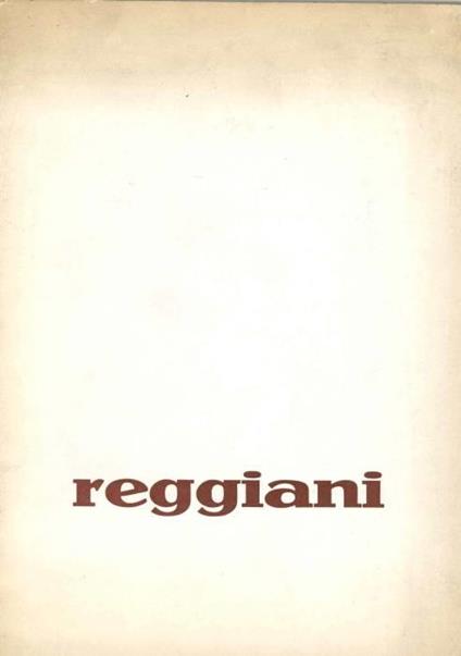 Mauro Reggiani - Mauro Reggiani - copertina