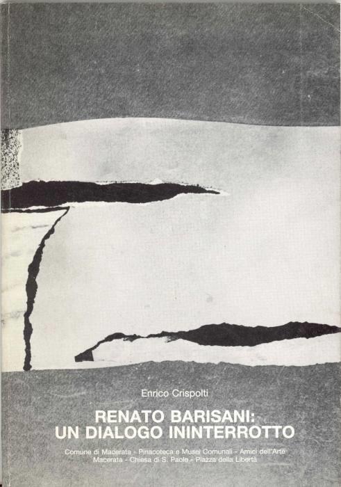 Renato Barisani: un dialogo ininterrotto - Enrico Crispolti - copertina