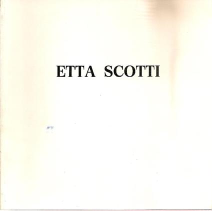Etta Scotti - Etta Scotti - copertina