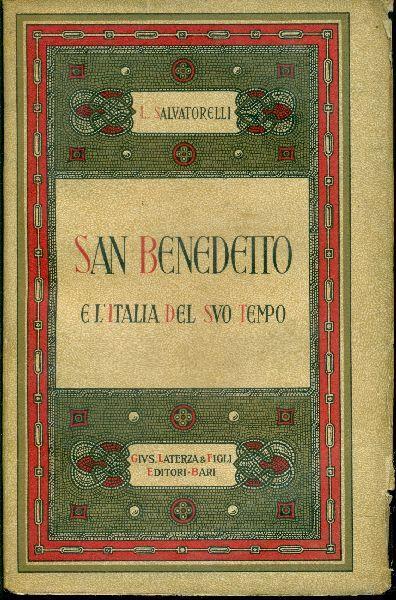 San Benedetto e l'Italia del suo tempo - Luigi Salvatorelli - copertina