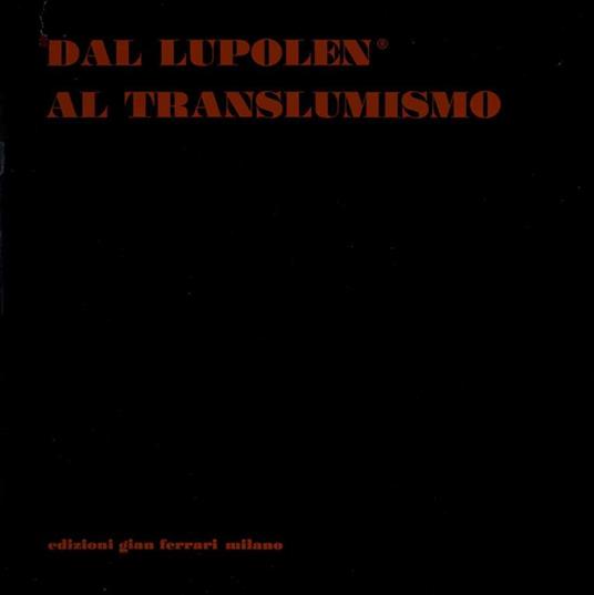 Dal Lupolen al Translumismo di Caio Gracco - copertina