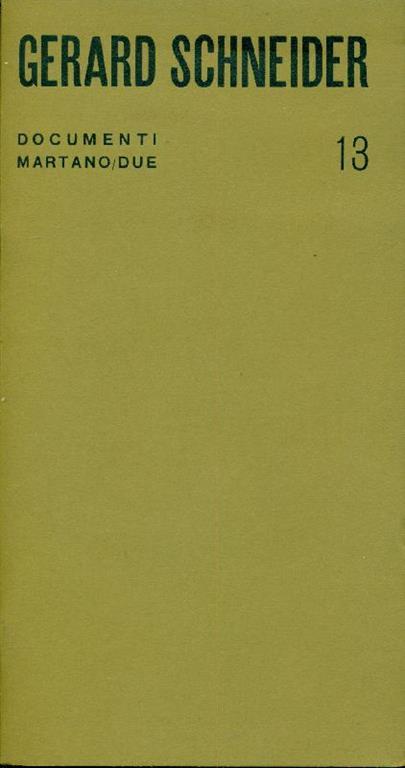 Gerard Schneider - Gérard Schneider - copertina