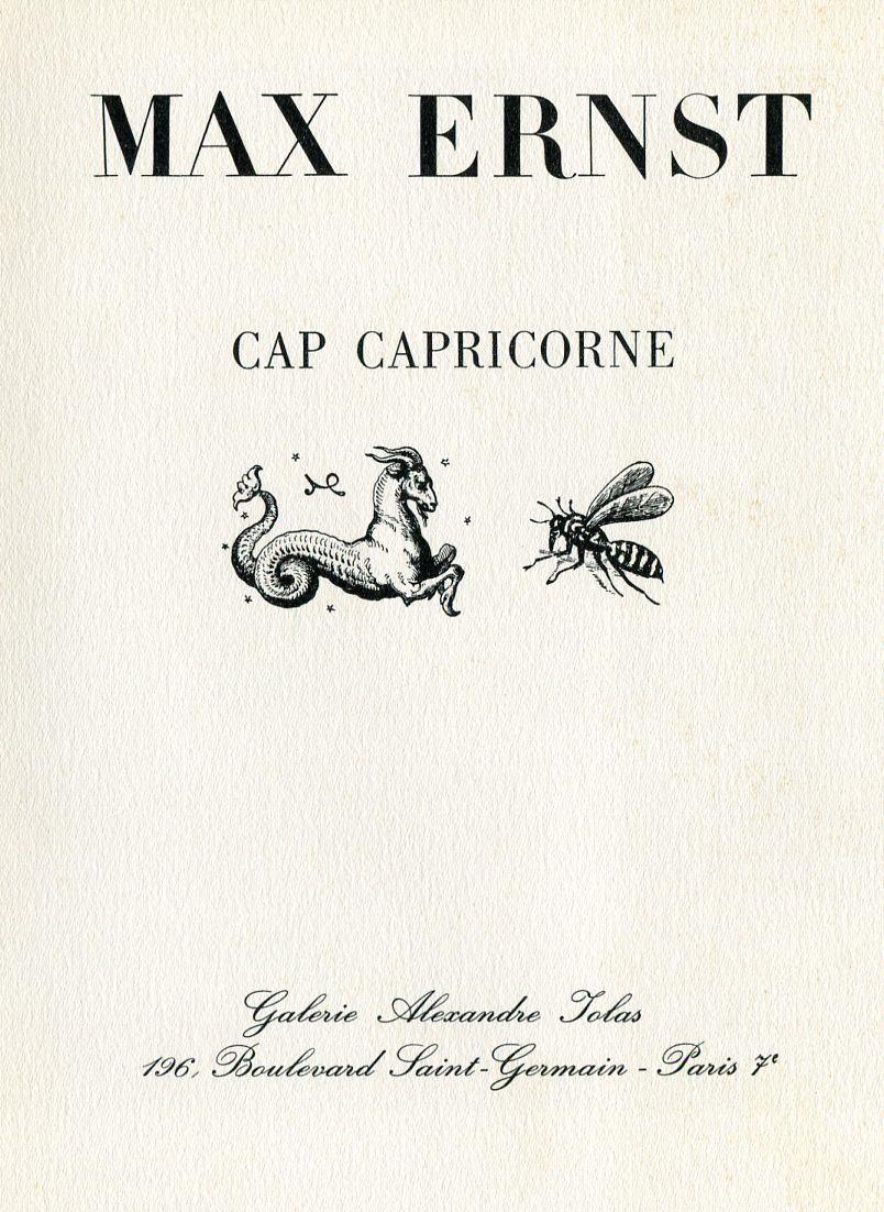 Max Ernst. Cap Capricorne