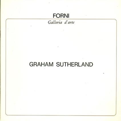 Graham Sutherland - Graham Sutherland - copertina
