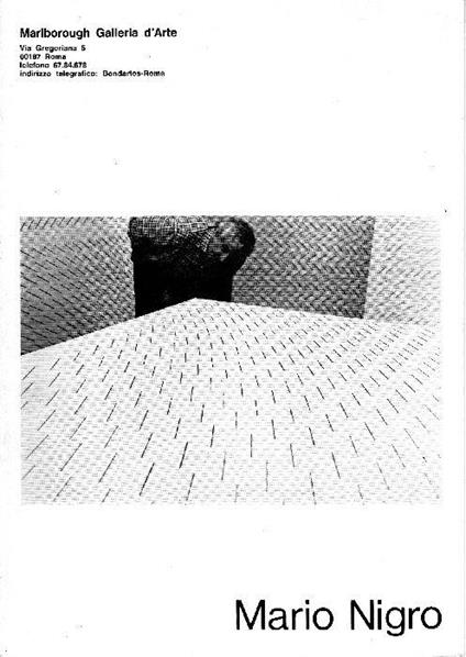 Mario Nigro - Mario Nigro - copertina