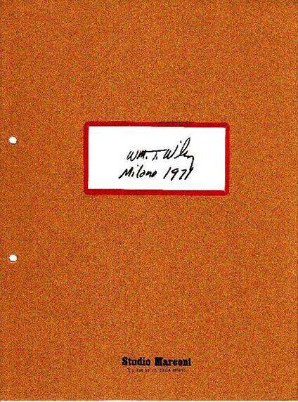 William Wiley. Milano 1971 - William Wiley - copertina