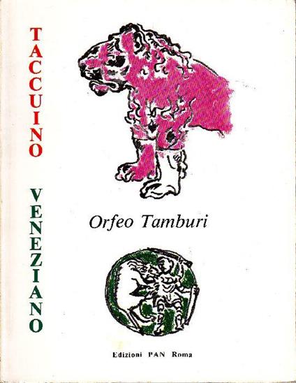 Taccuino veneziano - Orfeo Tamburi - copertina