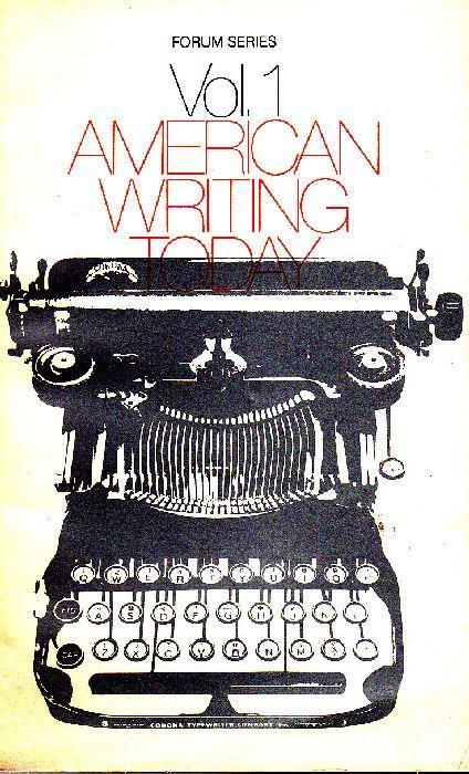 American writing today - Richard Kostelanetz - copertina