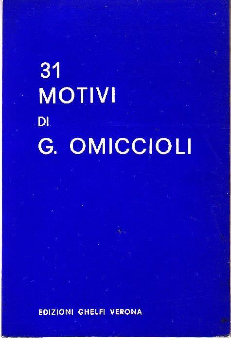 31 ''Motivì' di Giovanni Omiccioli - Giovanni Omiccioli - copertina