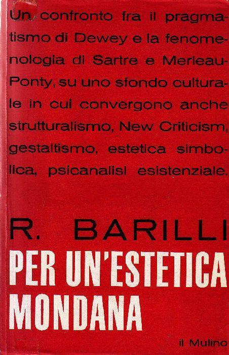 Per un'estetica mondana - Renato Barilli - copertina