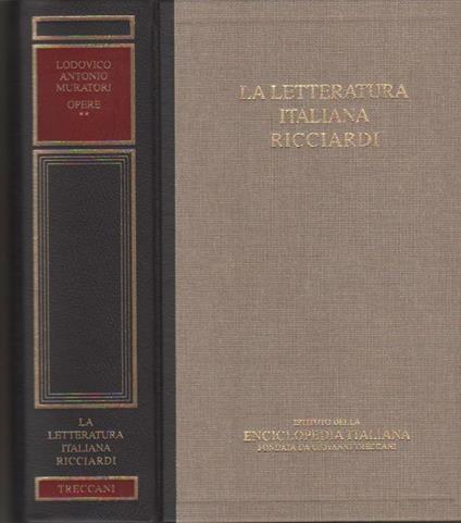 Dal Muratori al Cesarotti. Opere di Lodovico Antonio Muratori - Lodovico Antonio Muratori - copertina