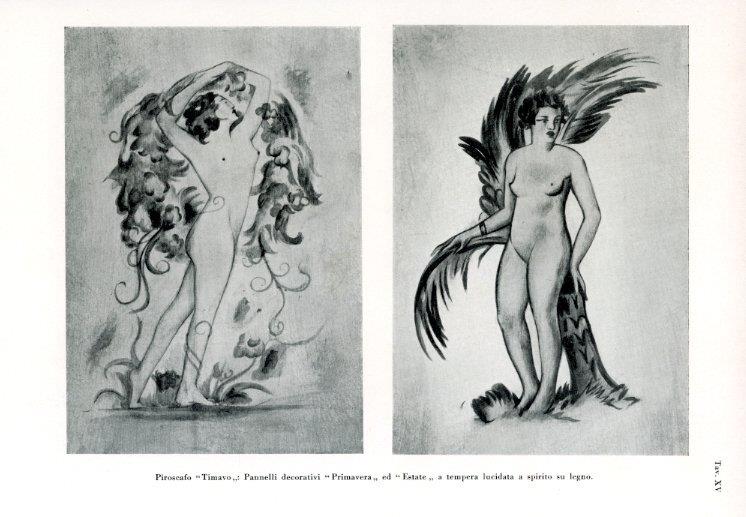 Arte decorativa navale di Anselmo Bucci