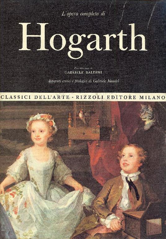 L' opera completa di Hogarth pittore - Gabriele Baldini - copertina