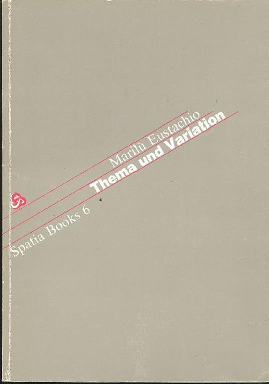 Marilù Eustachio. Thema und Variation - Marilé Eustachio - copertina