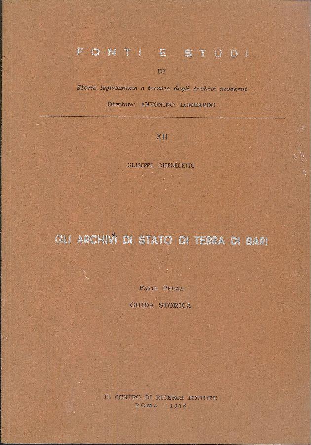 Gli archivi di stato di terra di Bari