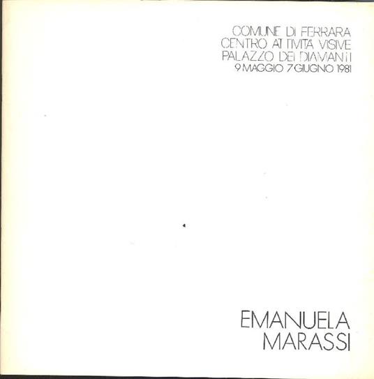 Emanuela Marassi - Emanuela Marassi - copertina