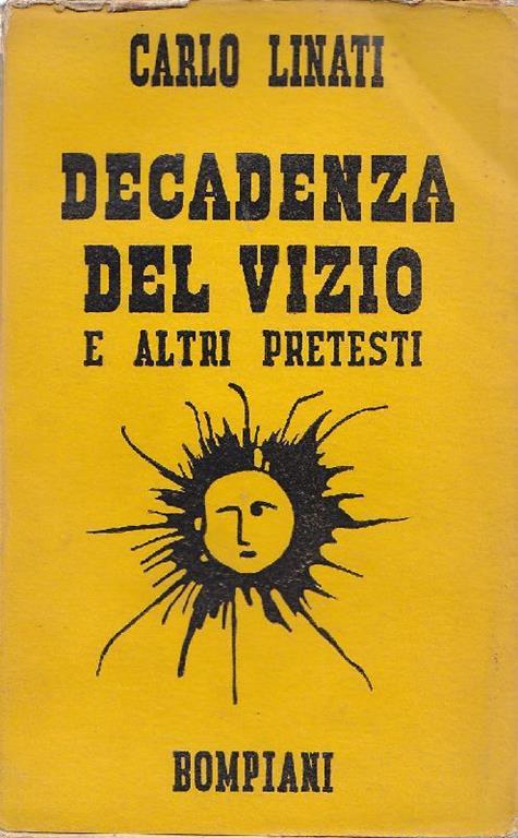 Decadenza del vizio e altri pretesti - Carlo Linati - copertina