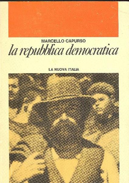 La repubblica democratica - Marcello Capurso - copertina