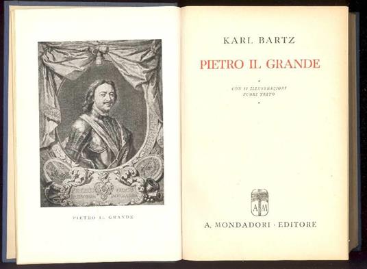 Pietro il Grande - Karl Bartz - copertina