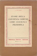 Esame della coscienza comune come coscienza filosofica