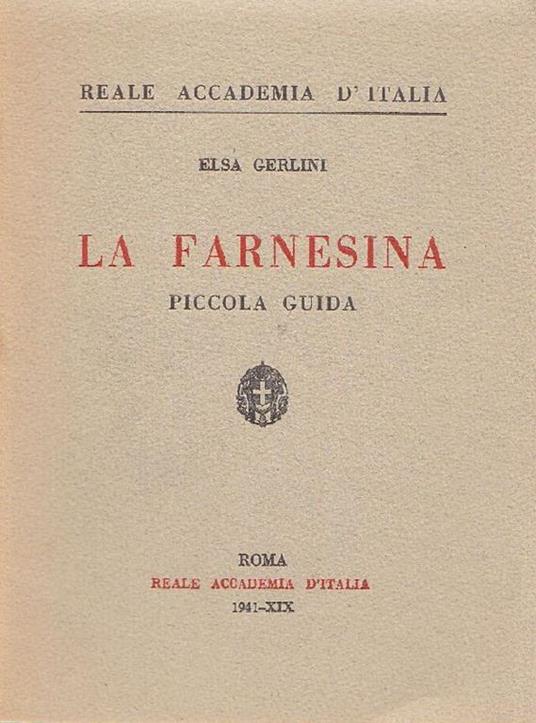 La Farnesina - Elsa Gerlini - copertina