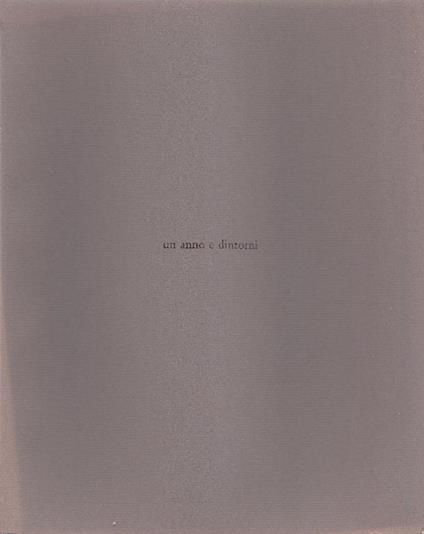 Un anno e dintorni - Giuseppe Risso - copertina