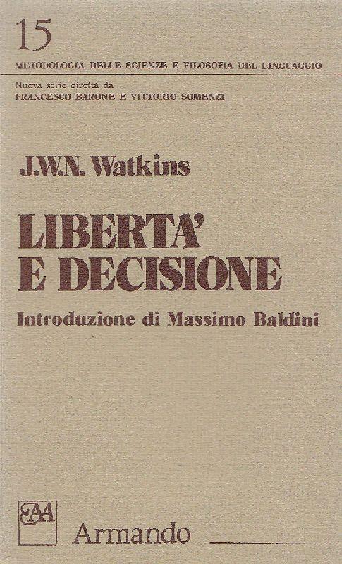 Libertà e decisione