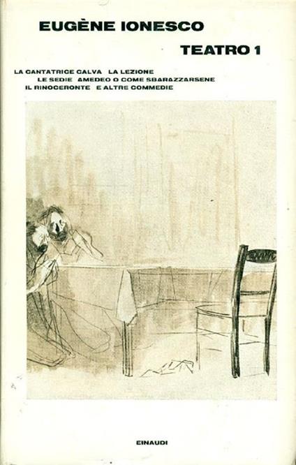 Teatro 1 - Eugène Ionesco - copertina