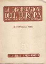 La disgregazione dell'Europa