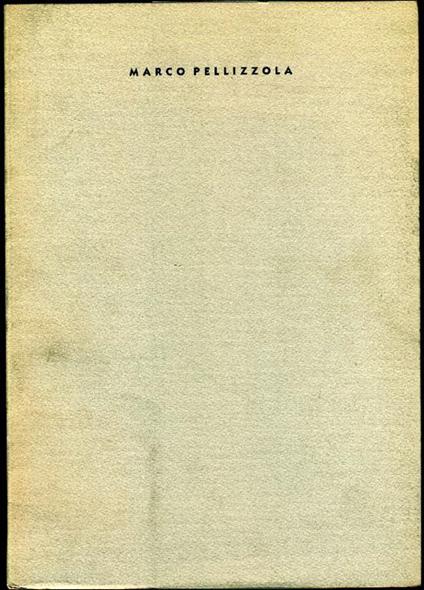 Marco Pellizzola - Marco Pellizzola - copertina