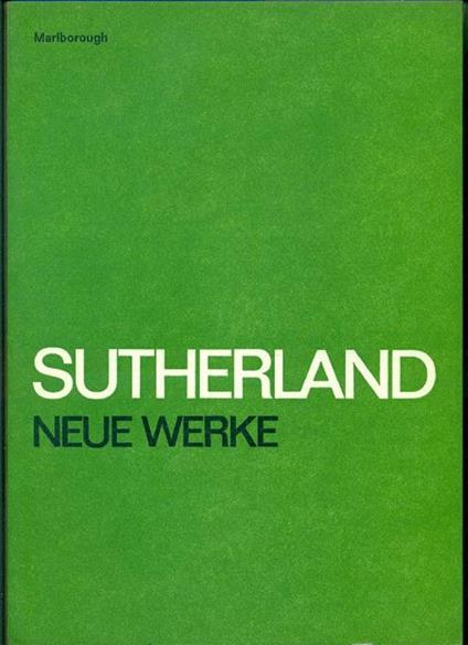 Graham Sutherland. Neue Werke. Recent Work - Graham Sutherland - copertina