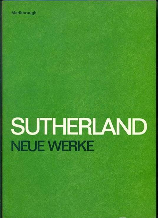 Graham Sutherland. Neue Werke. Recent Work - Graham Sutherland - copertina