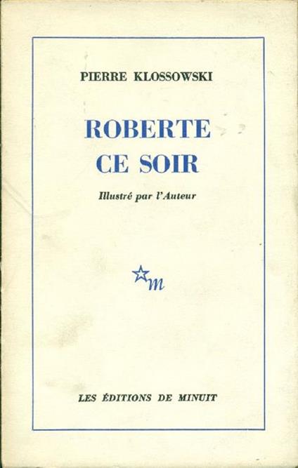Roberte ce soir - Pierre Klossowski - copertina