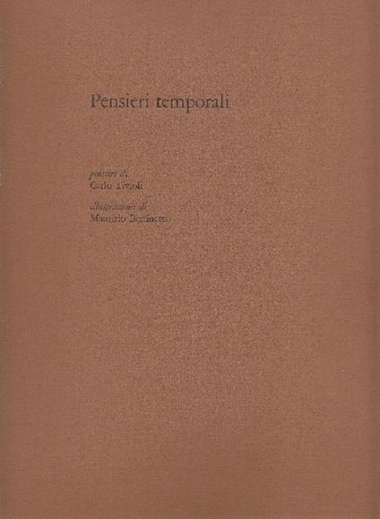 Pensieri temporali - Carlo Tivioli - copertina