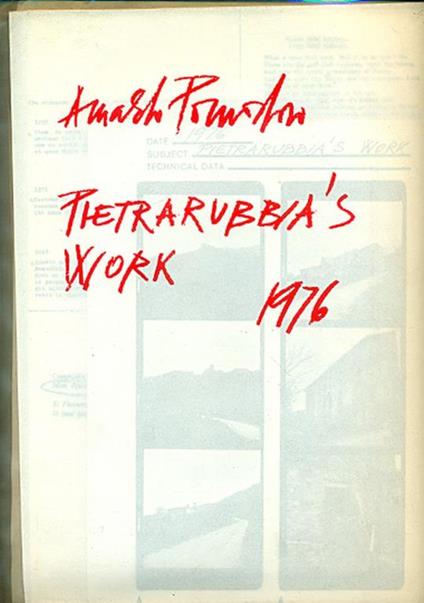 Arnaldo Pomodoro. Pietrarubbiàs work 1976 - Arnaldo Pomodoro - copertina
