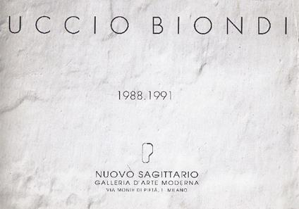 Uccio Biondi 1988-1991 - Uccio Biondi - copertina