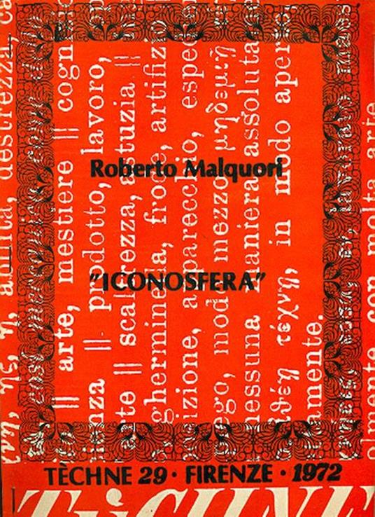 Iconosfera - Roberto Malquori - copertina