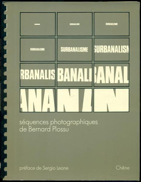 Surbanalisme. Séquences photographiques de Bernard Plossu - Bernard Plossu - copertina