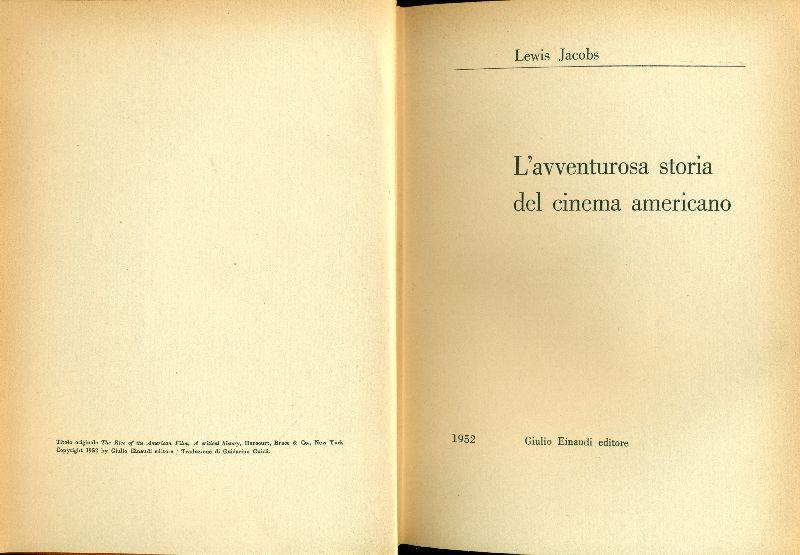 L' avventurosa storia del cinema americano