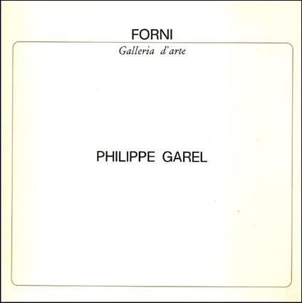 Philippe Garel - Philippe Garel - copertina