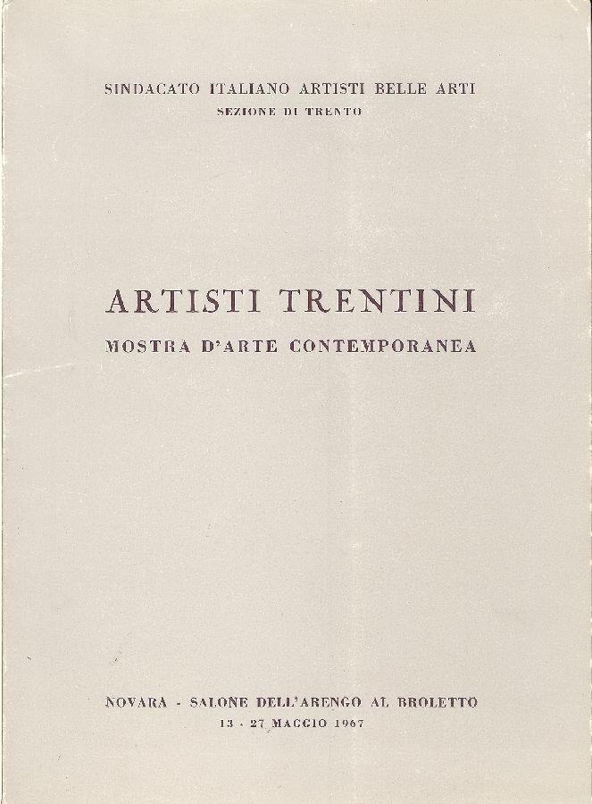 Artisti trentini. Mostra d'arte contemporanea