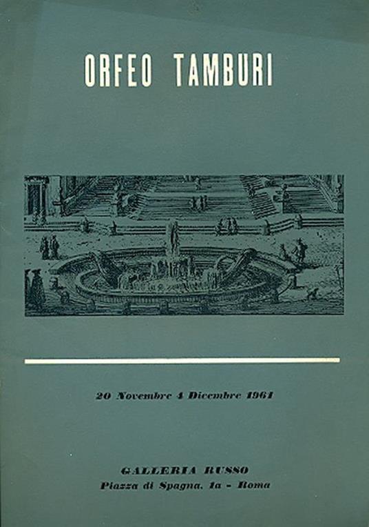 Orfeo Tamburi - Fortunato Bellonzi - copertina