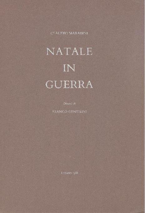 Natale in guerra - Claudio Marabini - copertina