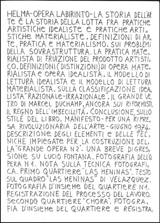 Helma. Opera Labirinto. Grande opera n. 2 - Filippo Avalle - copertina