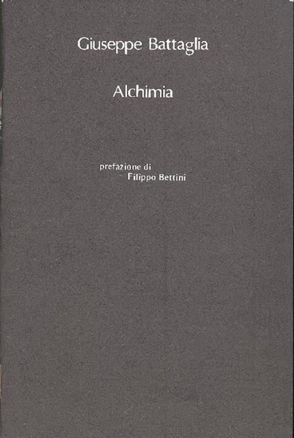 Alchimia - Giuseppe Battaglia - copertina
