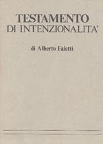 Testamento di intenzionalità