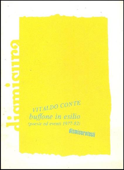 Buffone in esilio (poesie ed eventi 1977-82) - Vitaldo Conte - copertina